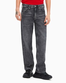 SUSTAINABLE 90'S STRAIGHT JEANS, Grey Dstr, hi-res