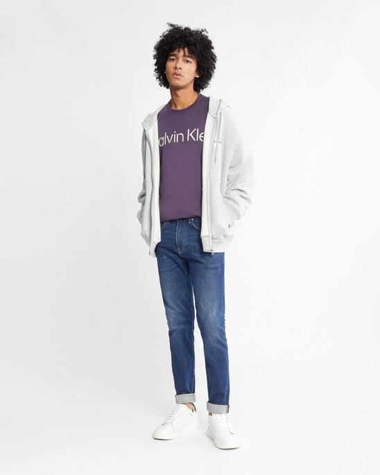 Monogram Zip Up Hoodie