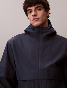 Hooded Ripstop Windbreaker, Blue Nights, hi-res