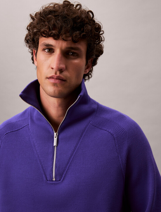 Tech Knit Quarter Zip Sweater