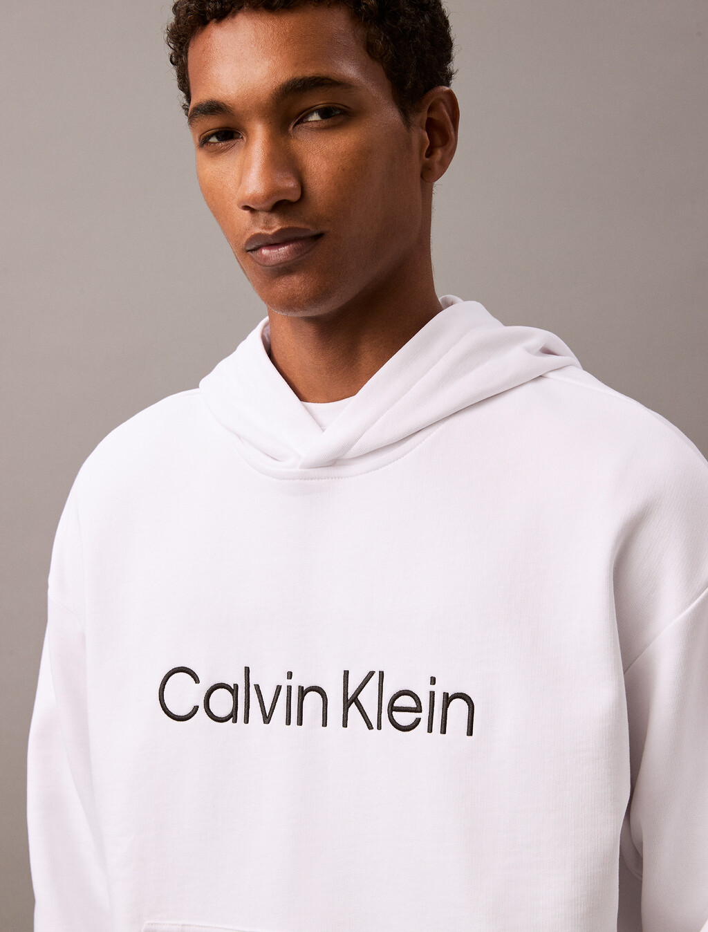 Hero Logo Terry Hoodie, Brilliant White, hi-res