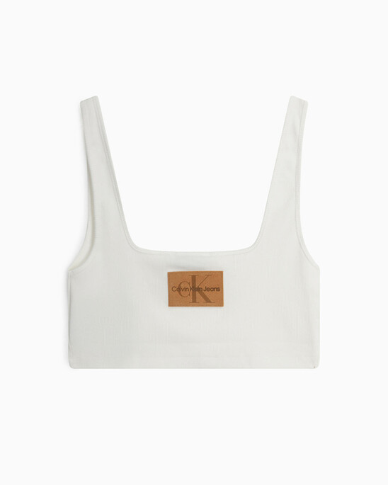RIBBED JERSEY BRALETTE TOP