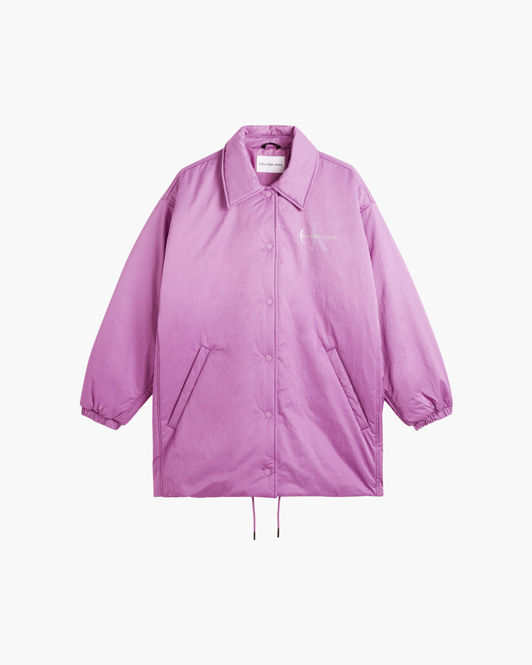 Oversized Padded Coach Jacket purple Calvin Klein Malaysia