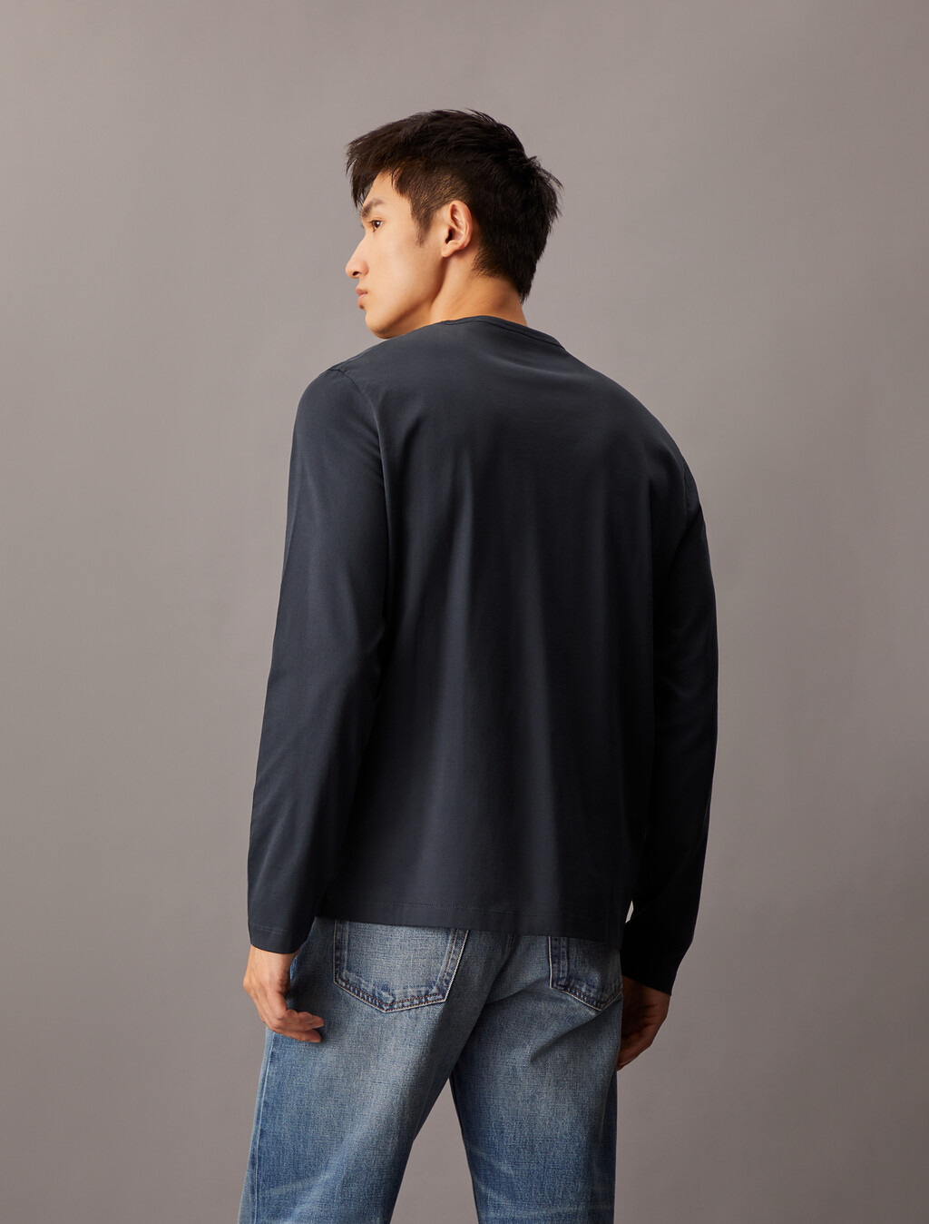 The Calvin Mercerized Tee, Vulcan, hi-res