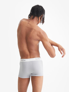 Icon Cotton Stretch Trunks 2 Pack, BA1ND05 Grey Heather/Silver Springs, hi-res