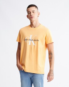 Monogram Organic Cotton Tee, Crushed Orange, hi-res