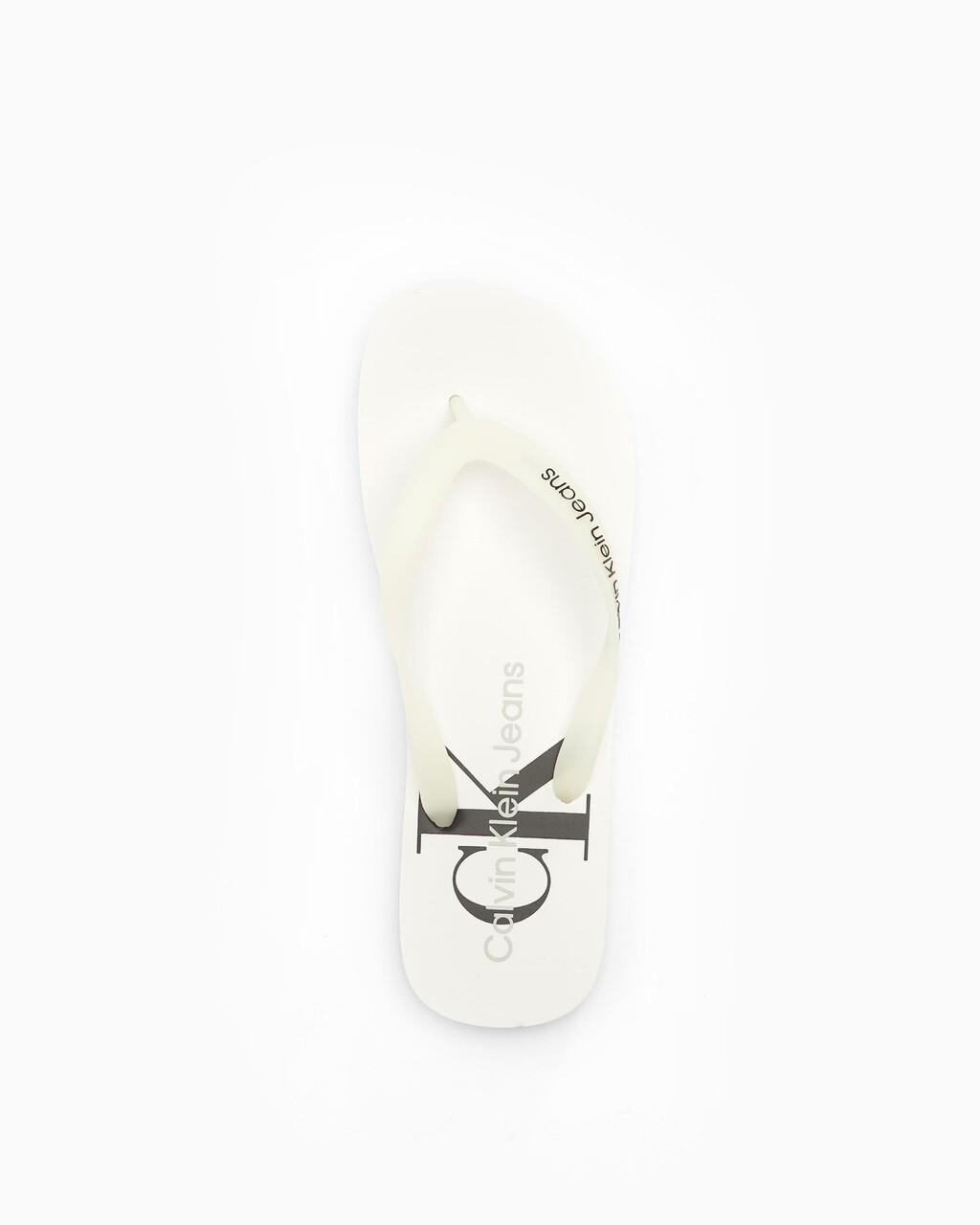 Delhi Monogram Beach Sandals, White, hi-res