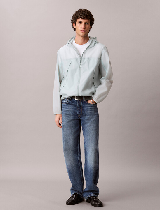 Nylon Hood Packable Jacket