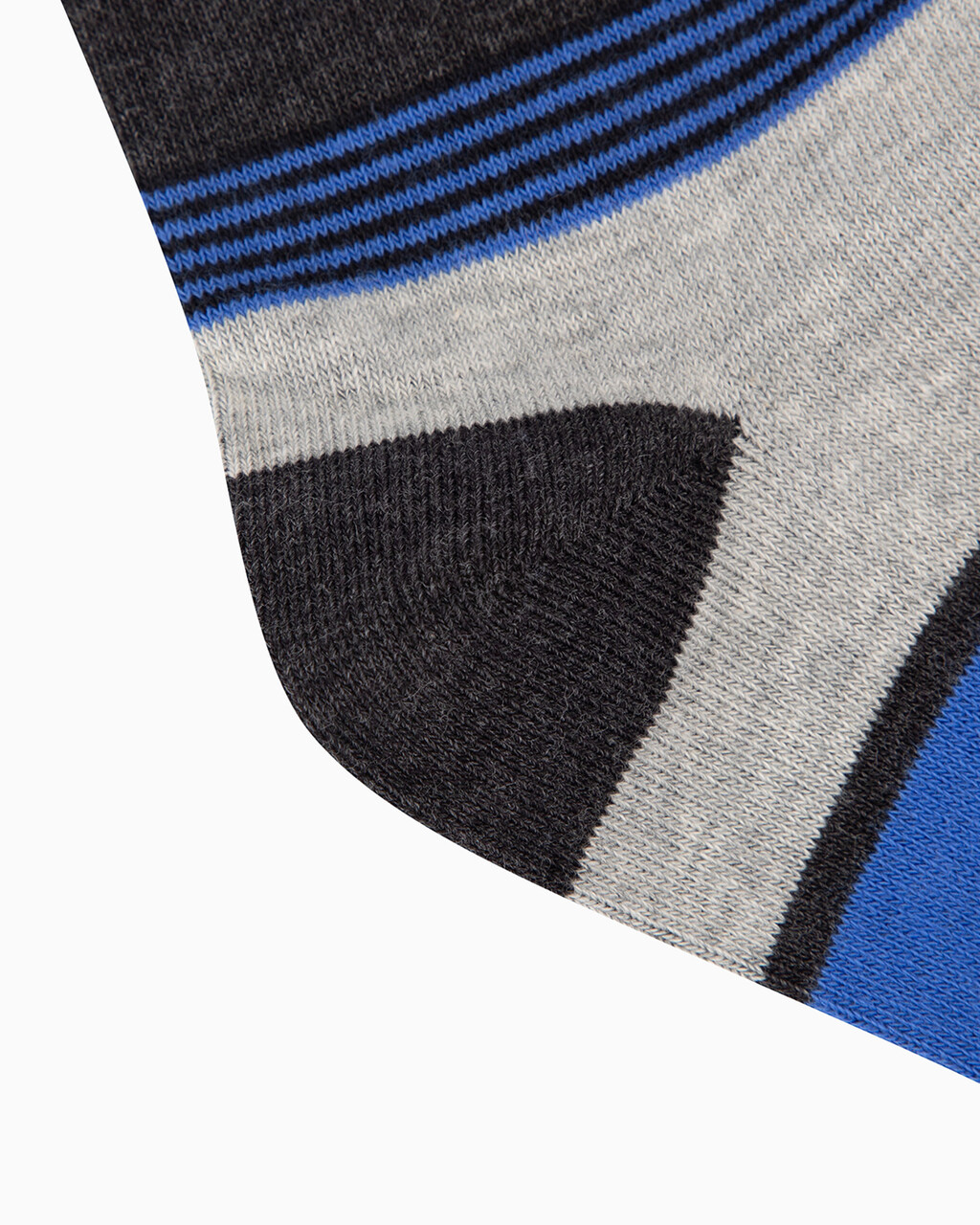 Men's 1 Pack Stripe Crew Socks, BLACK, hi-res