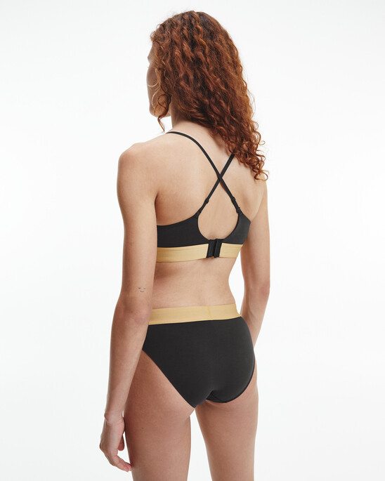 Embossed Icon Cotton Bikini