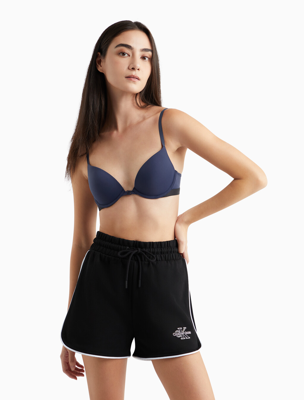 Intense Power Micro Push Up Plunge Bra, BLUE SHADOW, hi-res