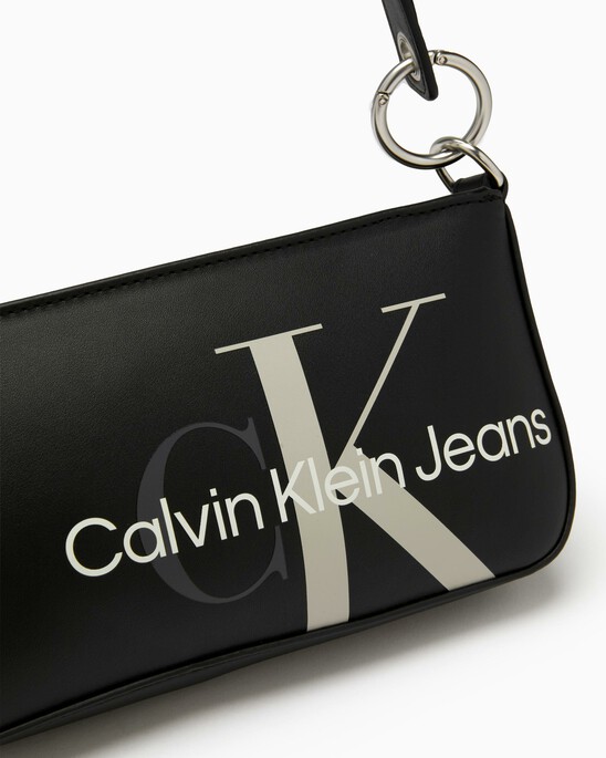 SCULPTED MONOGRAM SHOULDER BAG