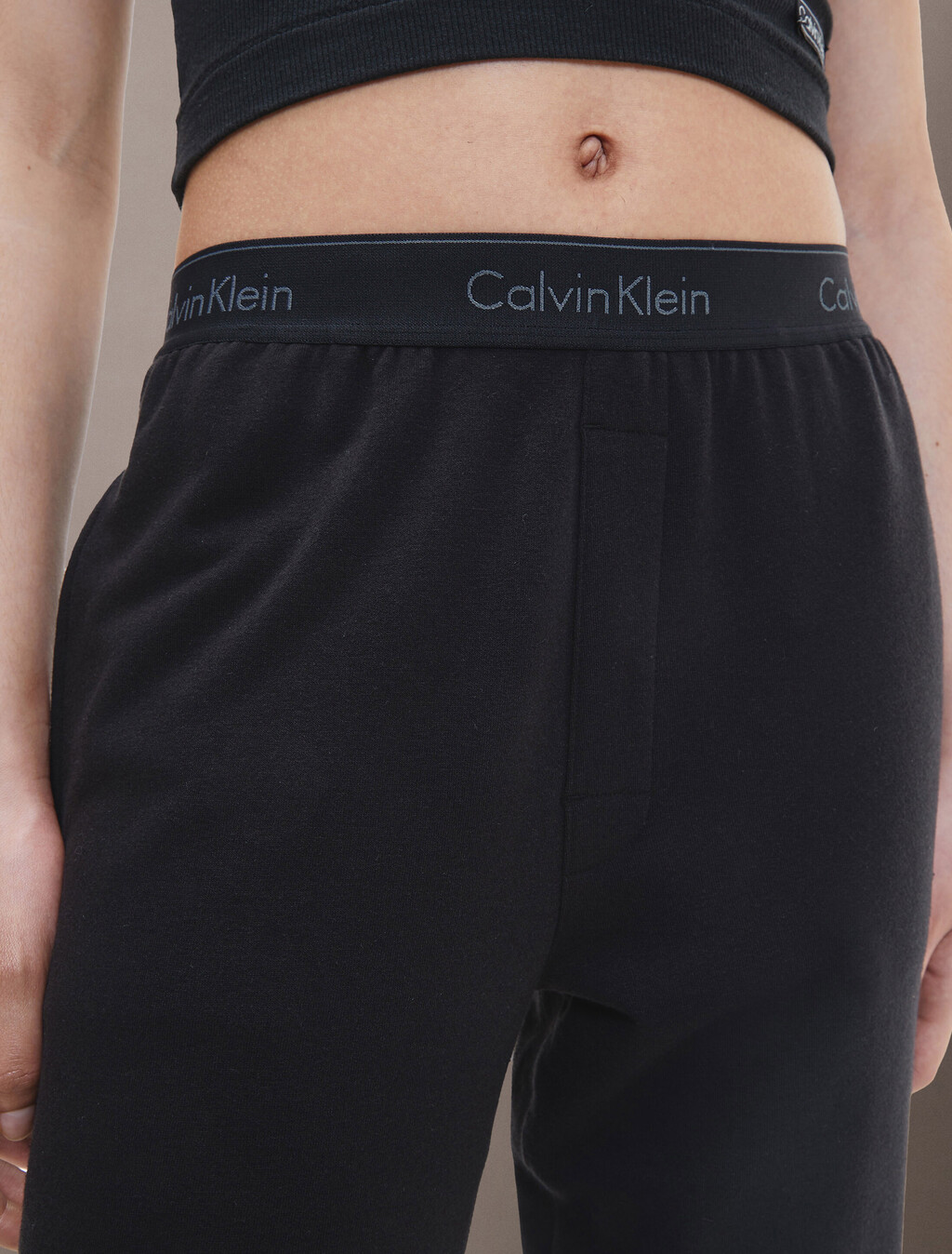 Icon Cotton Lounge Joggers, Black, hi-res