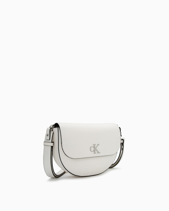 CKJ Minimal Monogram Saddle Bag