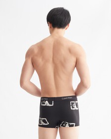 CALVIN KLEIN 1996 TRUNKS, STENCIL LOGO PRINT_BLACK, hi-res