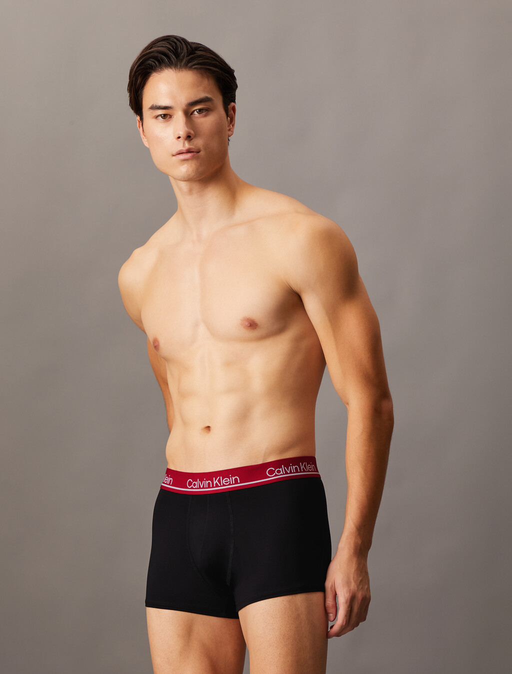 CK Micro Plus Low Rise Trunks 3 Pack, BLACK W/ BLACK WB/ BLACK W/ SCOOTER WB/ BLACK W/ T, hi-res