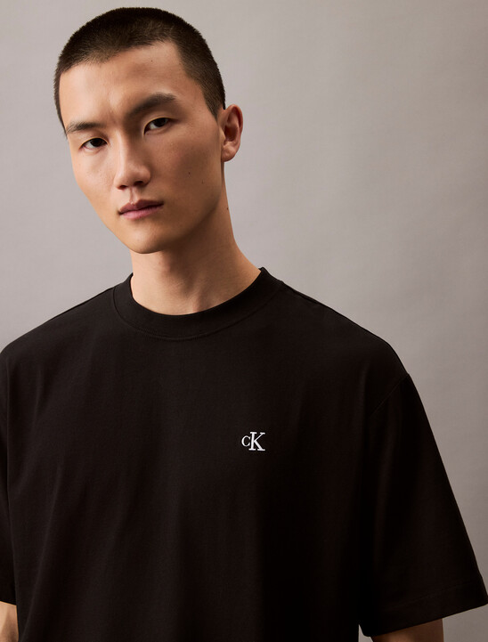 Calvin Logo Crew Neck Tee