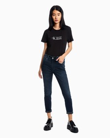 FOREVER STRETCH HIGH RISE SKINNY BODY JEANS, Psj Washed Black Embro Hem Gws, hi-res