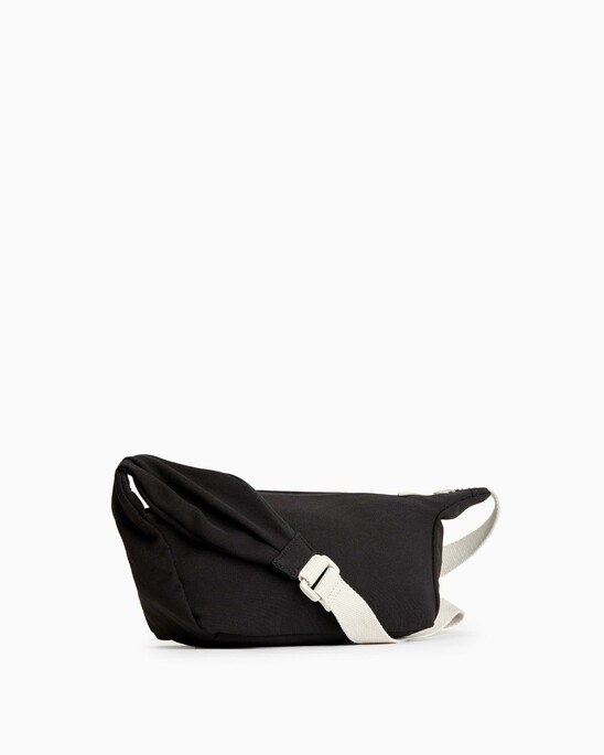 Athletic Black Fragmented Crossbody
