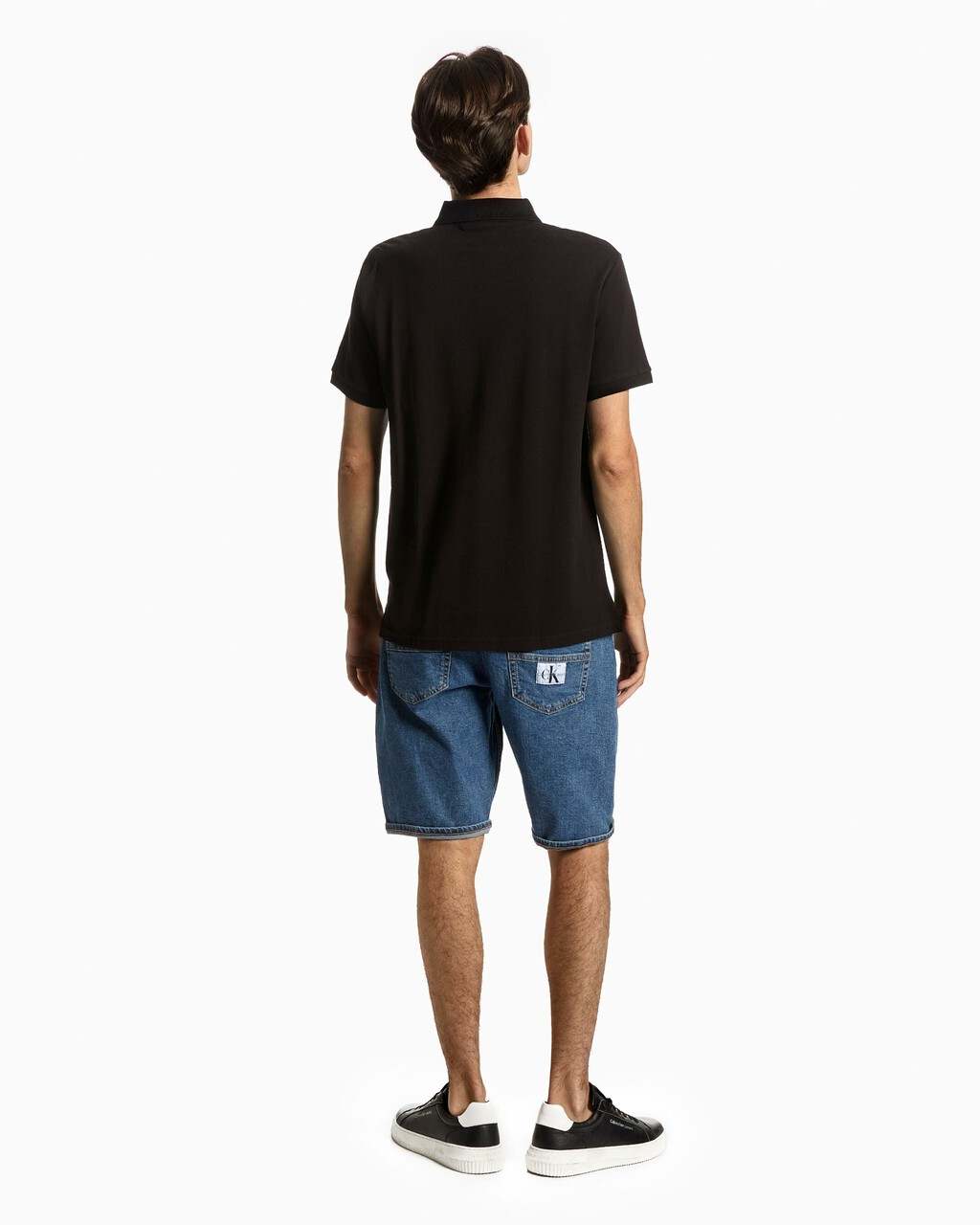 EMBOSSED LOGO POLO, Ck Black, hi-res