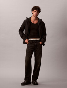 Nylon Windbreaker, Black, hi-res