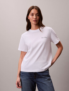 Script Logo Graphic Classic T-Shirt, Brilliant White, hi-res