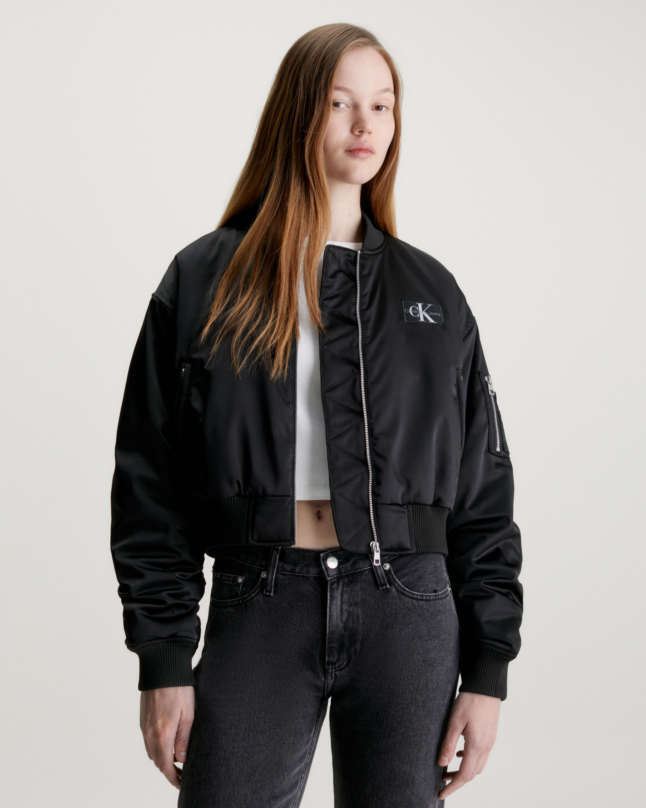 Calvin klein jacket women discount
