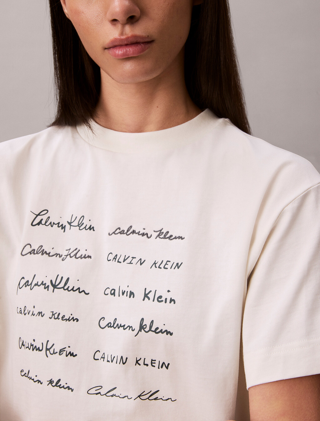 Cropped Boxy Graphic Tee, Tofu, hi-res