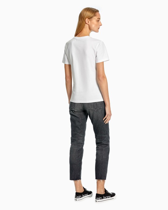 WHITE ON WHITE MONOGRAM SLIM FIT
