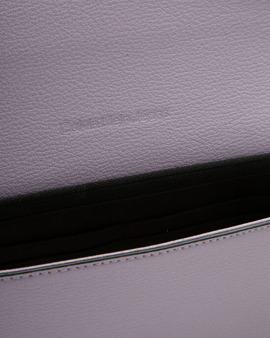CKJ Minimal Monogram Crossbody Wallet