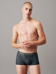 Brushed Microfiber Stretch Low Rise Trunk, 18841 SMOKED LEOPARD+SHARK, hi-res