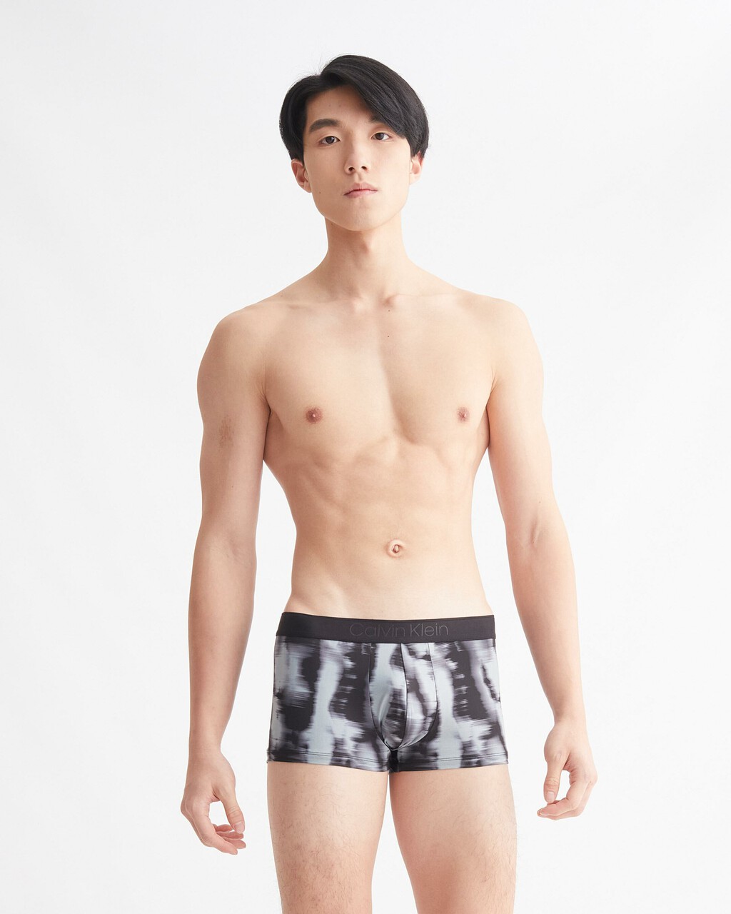 CK Black Micro Low Rise Trunk, DARK STREAKS PRINT_BLACK, hi-res
