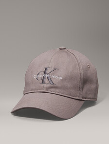 Twill Logo Cap, Charcoal Gray, hi-res
