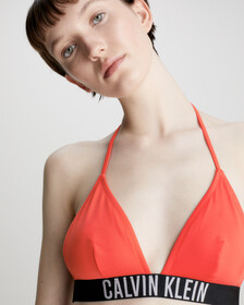 Intense Power Triangle Bikini Top, Bright Vermillion, hi-res
