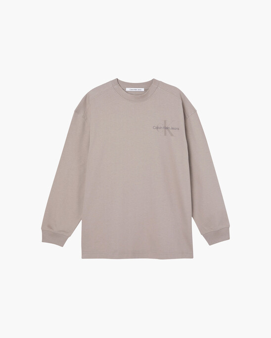 GENDER NETURAL MONOGRAM LONG SLEEVE TEE