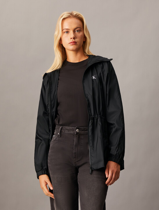 Waisted Zip Up Jacket