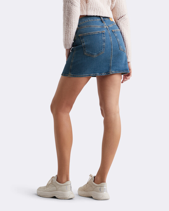 Denim Mini Skirt