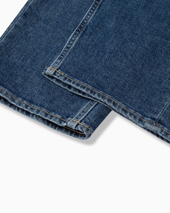 90S STRAIGHT BLUE STONEWASH UTILITY JEANS