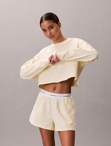 LOGO JERSEY SHORTPear Sorbet, Pear Sorbet, hi-res