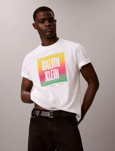 Relaxed Logo T-shirt - Pride, Brilliant White, hi-res