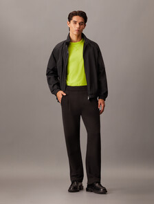 Institutional Logo Sleeve Badge Tee, Lemon Lime, hi-res
