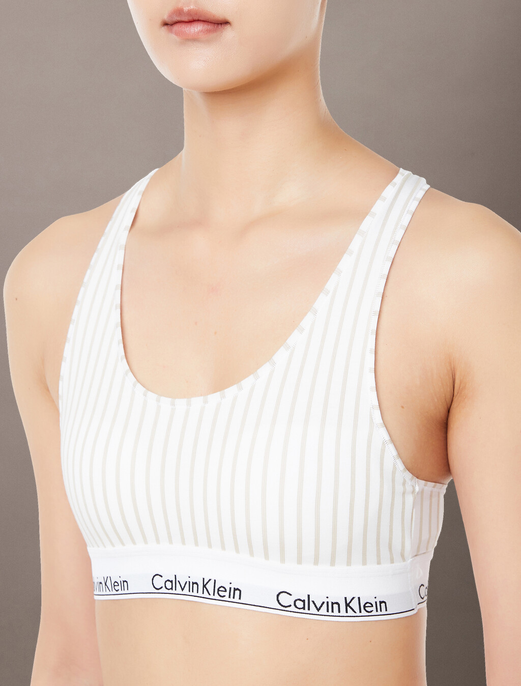 Icon Cotton Lightly Lined Bralette, 17744 STEADY STRIPE+PELICAN, hi-res