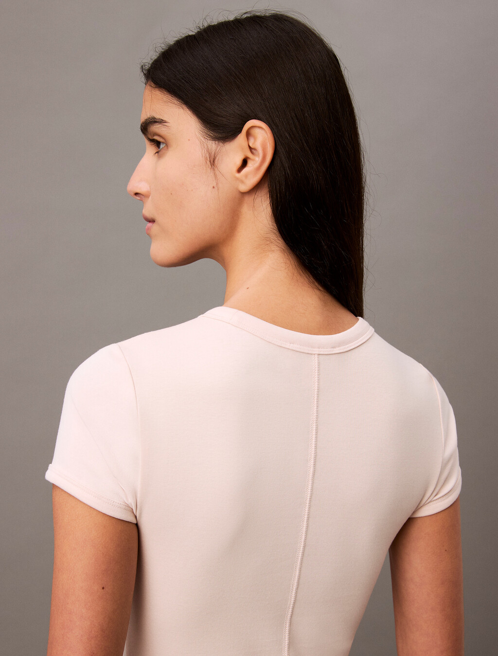 Rib Knit Mini Dress, Silver Peony, hi-res