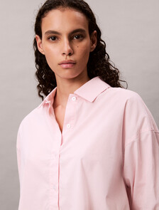 Cotton Poplin Regular Shirt, Potpourri, hi-res