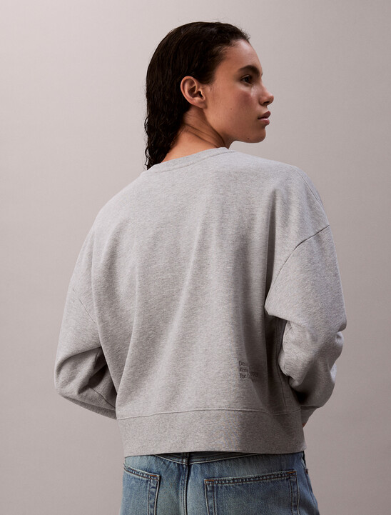 Kate Moss Terry Graphic Relaxed Sweatshirt
