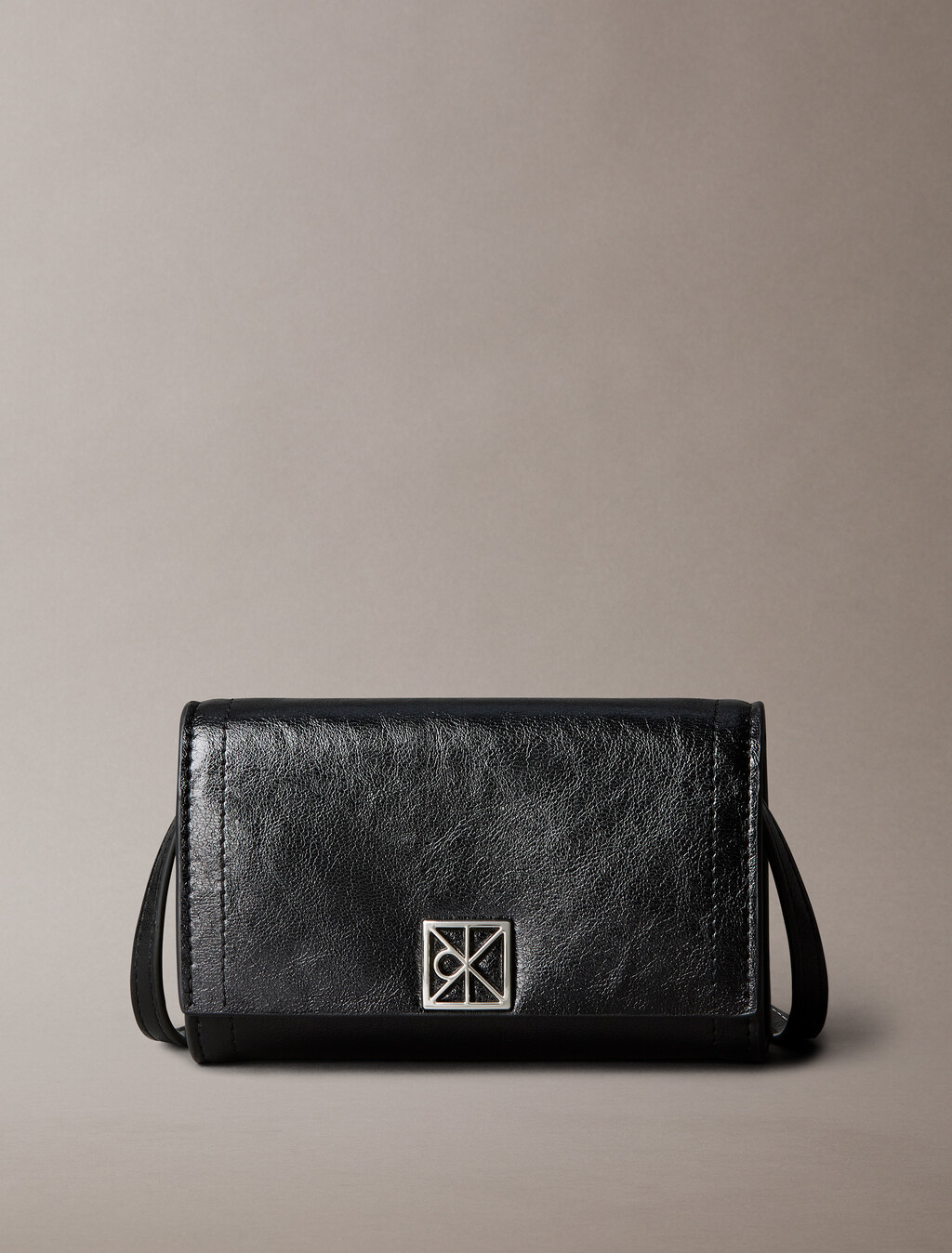 Emblem Logo Wallet, Black, hi-res