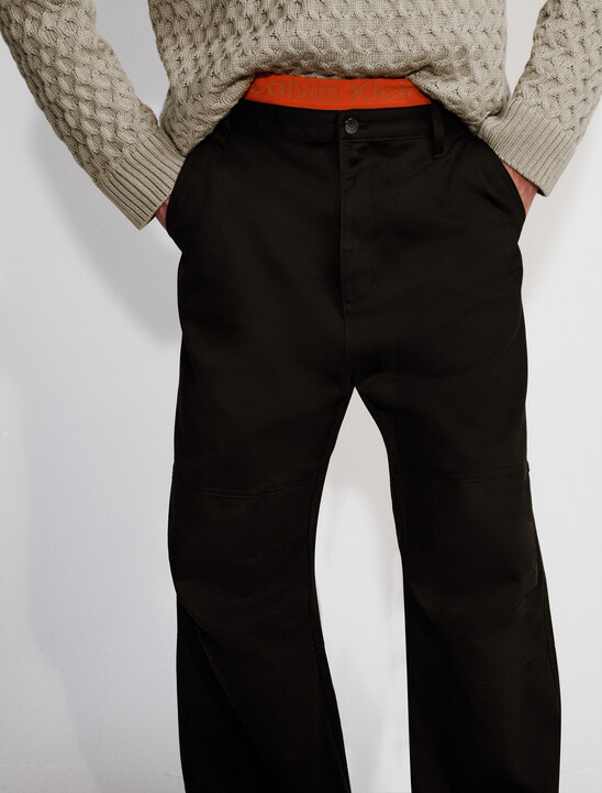 Wide Leg Chinos