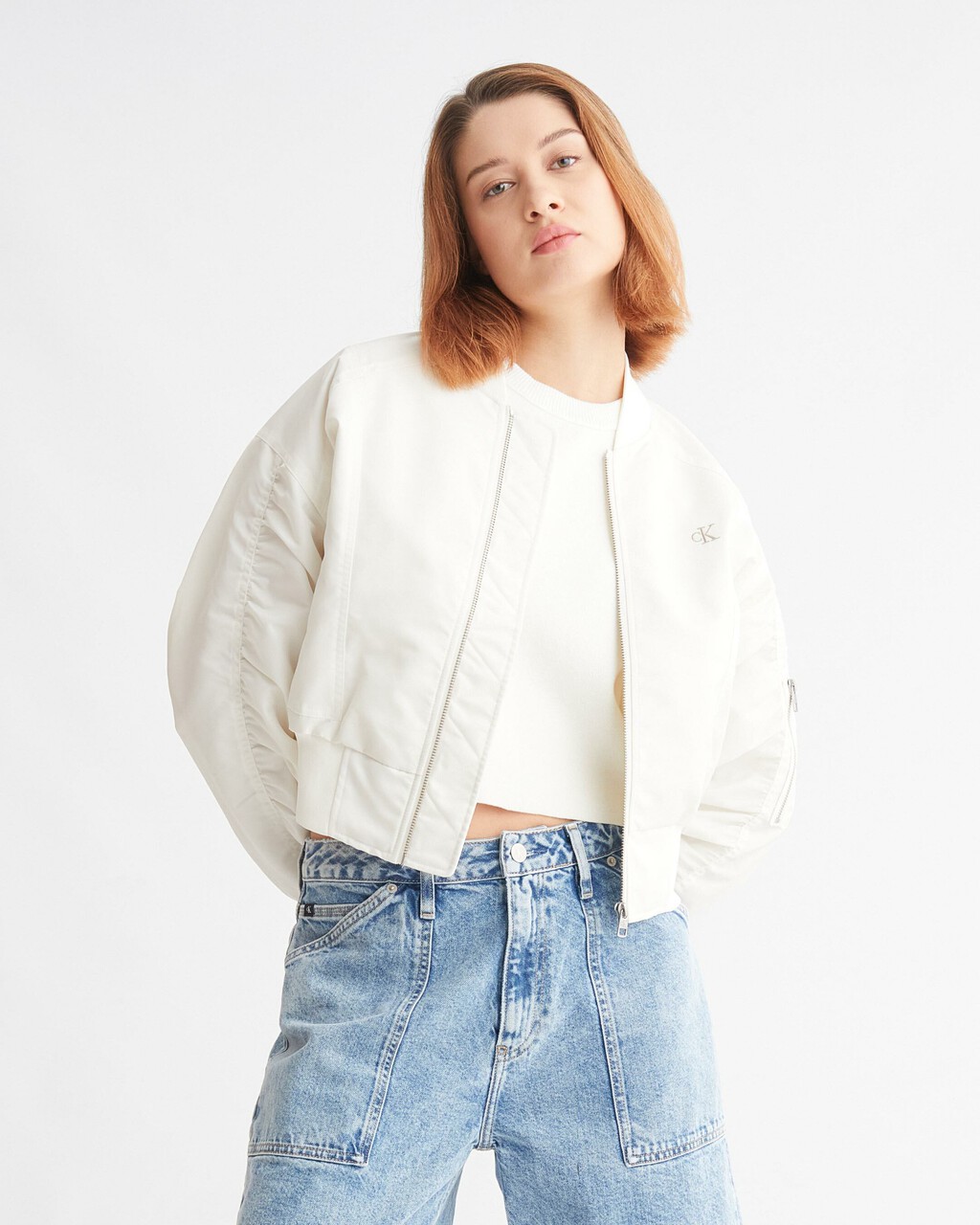 ARCHIVAL NEUTRALS BOMBER JACKET