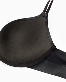 Liquid Touch Push Up Plunge Bra, Black, hi-res