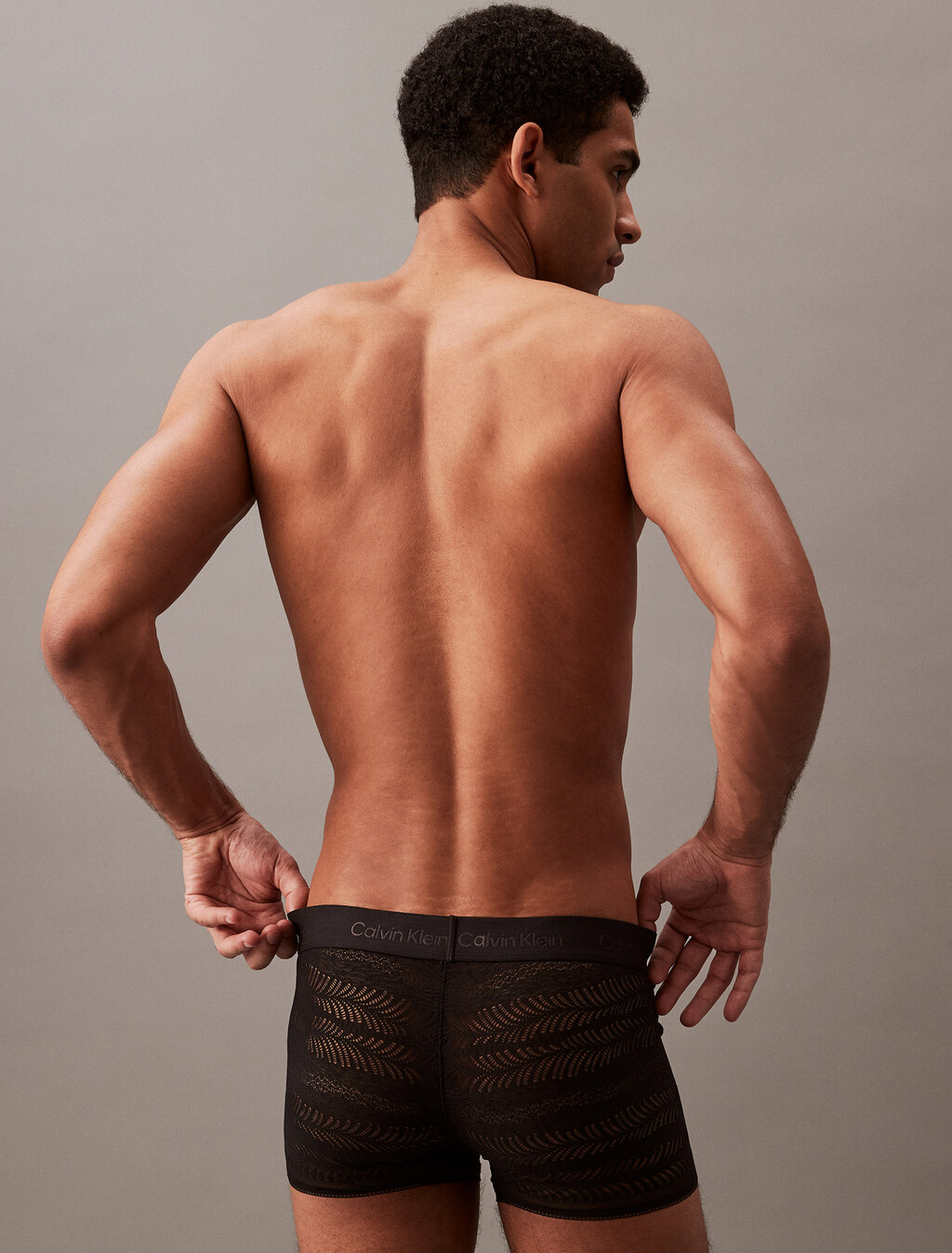 CK Sculpt Low Rise Trunks, Black, hi-res